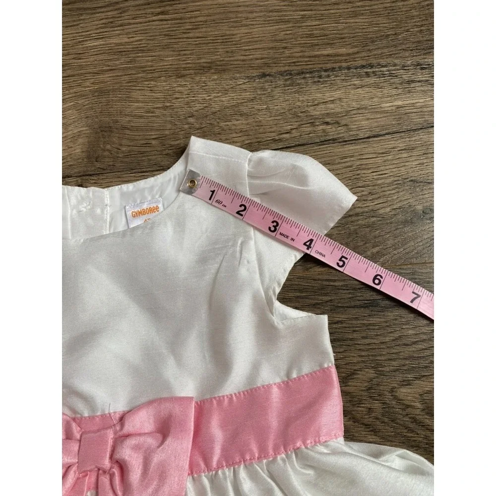 EUC Kids Girls Toddler Gymboree‎ easter dressy fancy bow dress size 4T
